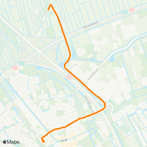 Qbuzz Terband - Heerenveen Busstation map