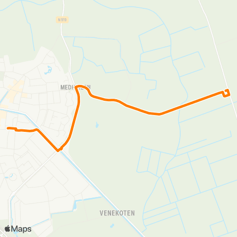 Qbuzz Fochteloo - Oosterwolde Busstation map