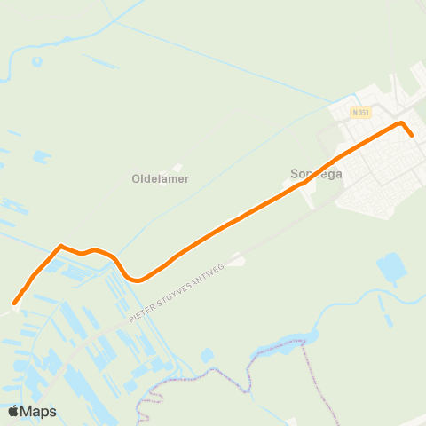 Qbuzz Munnekeburen - Wolvega Station map