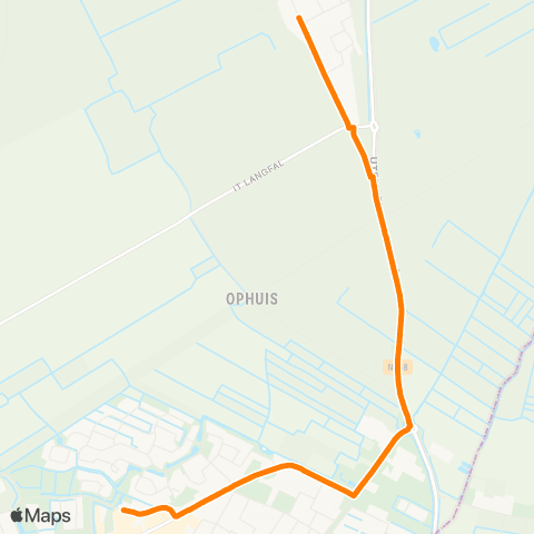 Qbuzz Surhuizum - Surhuisterveen map