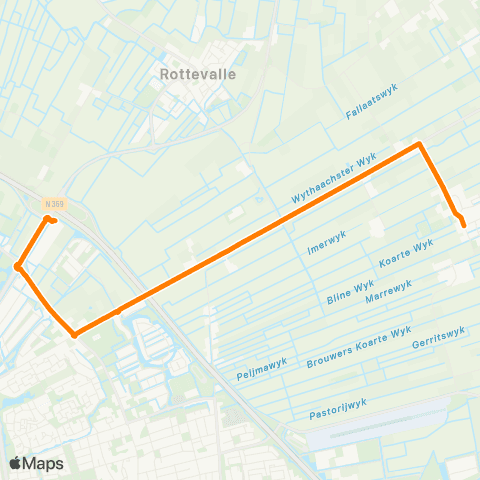 Qbuzz Drachtstercompagnie - Drachten Carpool Noord map
