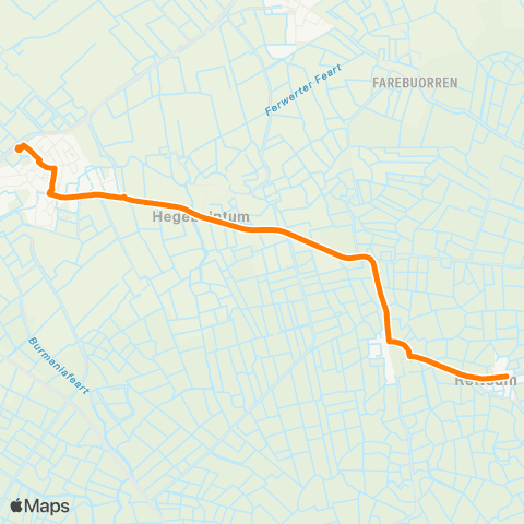 Qbuzz Reitsum - Ferwert Provincialeweg map