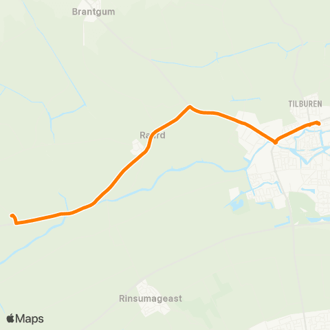 Qbuzz Jannum - Dokkum Busstation map