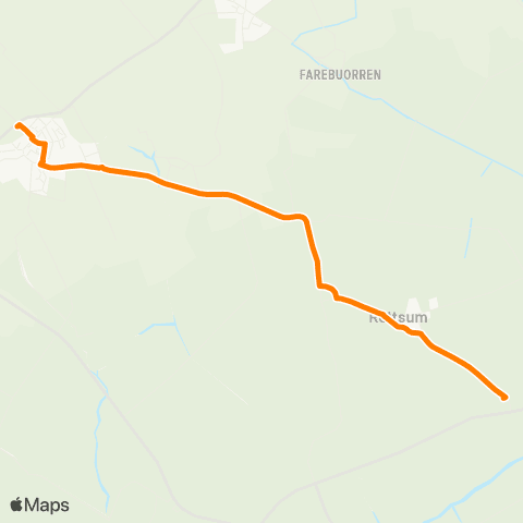 Qbuzz Jannum - Ferwert Provincialeweg map