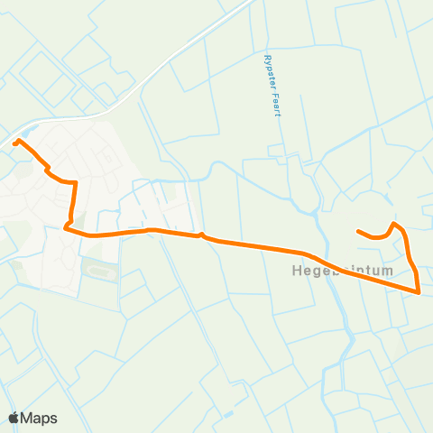 Qbuzz Hegebeintum - Ferwert Provincialeweg map