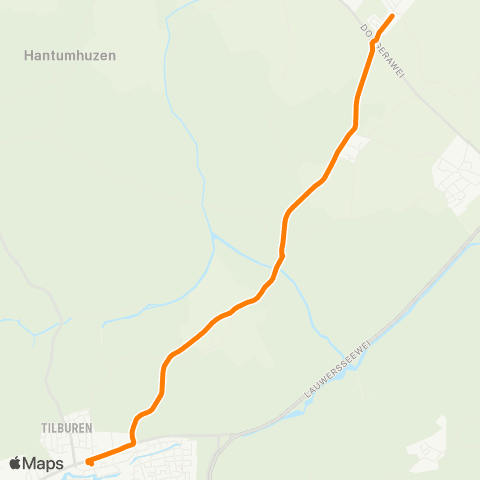 Qbuzz Easternijtsjerk - Dokkum Busstation map
