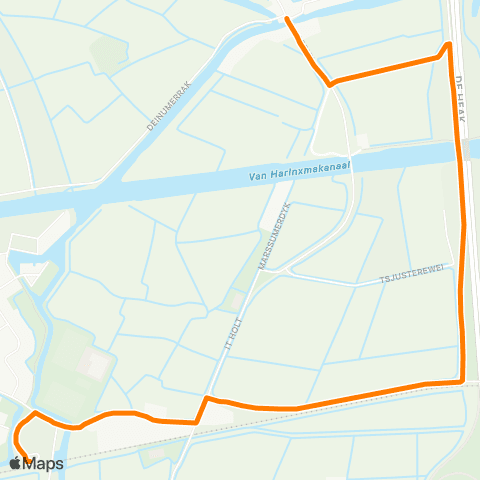 Qbuzz Ritsumasyl - Deinum Station map