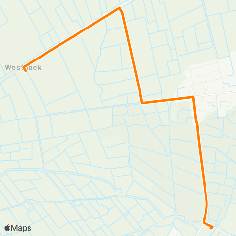 Qbuzz Sint-Jacobiparochie - Minnertsga Mooie Paal map