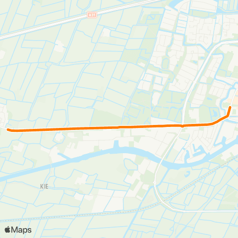 Qbuzz Herbaijum - Franeker Voorstraat map