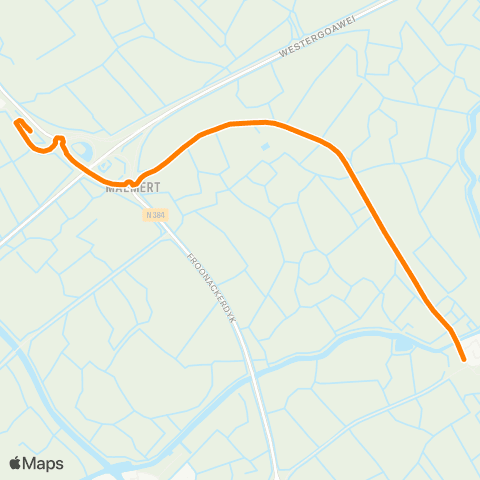 Qbuzz Baard - Winsum Busstation map