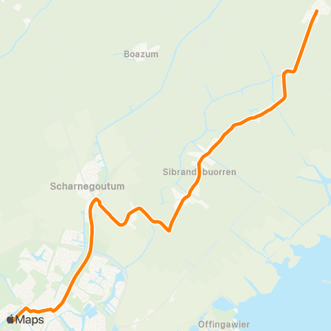 Qbuzz Raerd - Sneek Busstation map