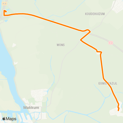 Qbuzz Exmorra - Kop Afsluitdijk map