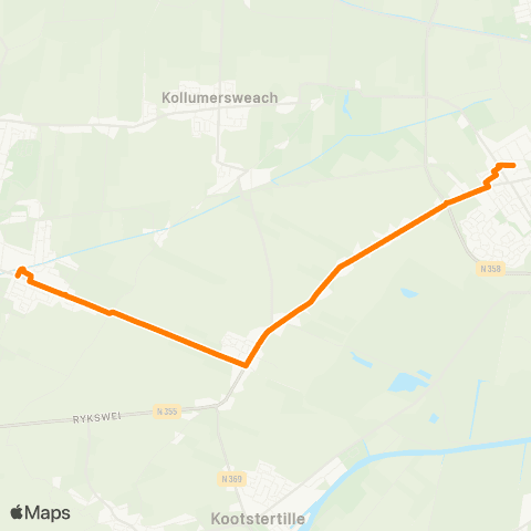 Qbuzz Twijzelerheide - Buitenpost Station map