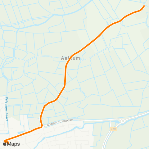 Qbuzz Wetsens - Dokkum Busstation map