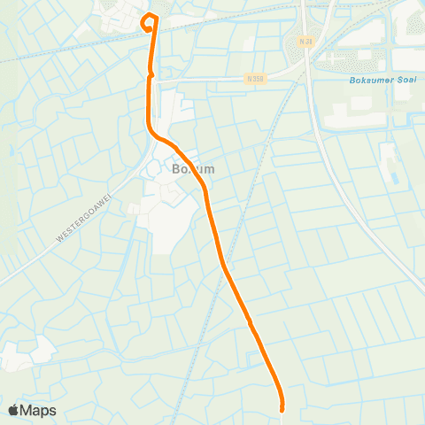 Qbuzz Jellum - Deinum Station map