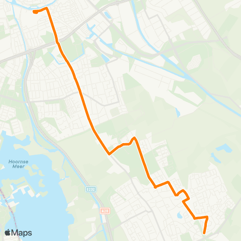 Qbuzz Assen - Groningen map