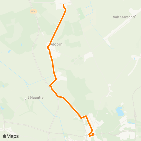 Qbuzz Stadskanaal - Emmen map