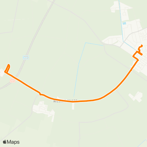 Qbuzz Luxwoude - Gorredijk Busstation map