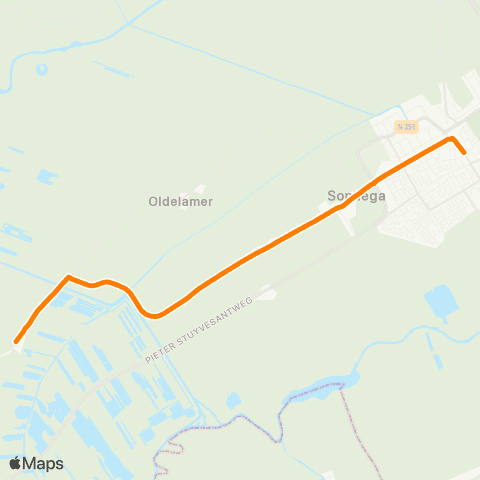 Qbuzz Munnekeburen - Wolvega Station map