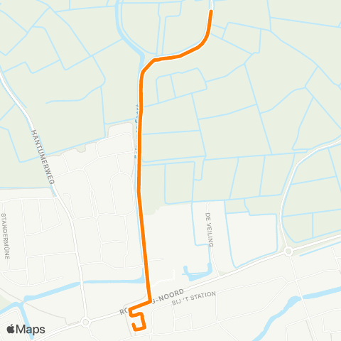 Qbuzz Aalsum - Dokkum Busstation map