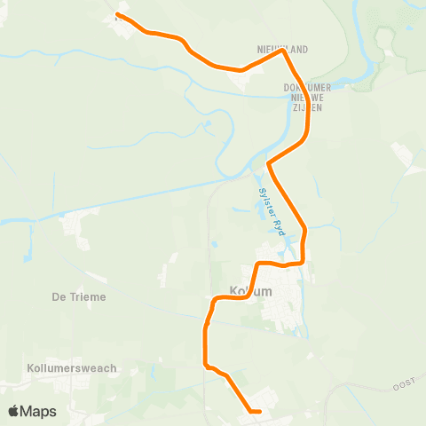 Qbuzz Ie - Buitenpost Station map