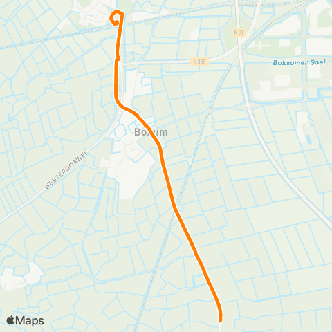 Qbuzz Jellum - Deinum Station map