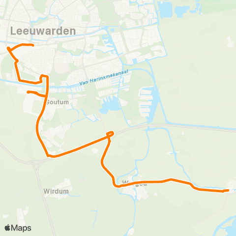 Qbuzz Leeuwarden Station - Warten map