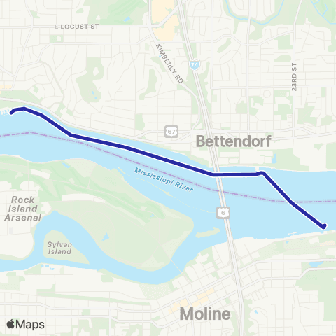 MetroLINK Channel Cat map