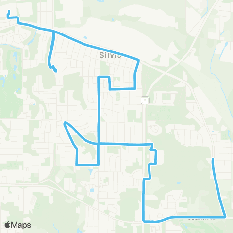 MetroLINK Sky Blue map