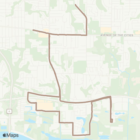 IL Schools Moline Schools map