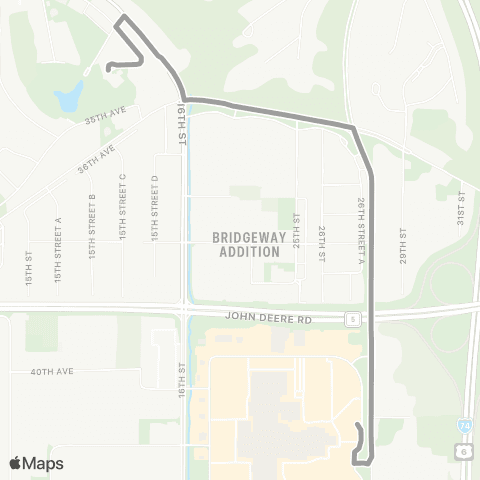 MetroLINK Music Guild map