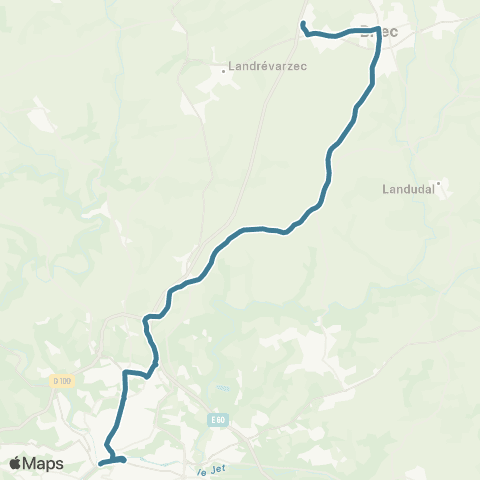 QUB Briec Lumunoc'H - Quimper map