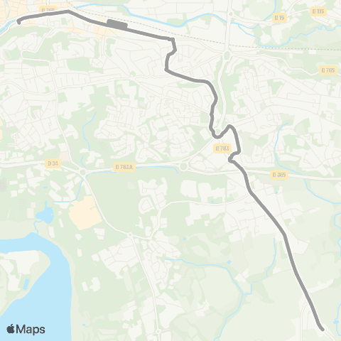 QUB Breizhgo Quimper Centre-Ville - Kervao map