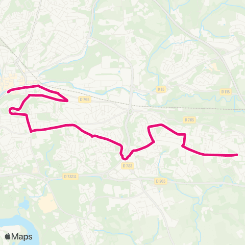 QUB Rue du Parc - Petit Guelen map