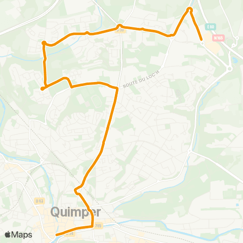 QUB Rue du Parc - Gourvily map