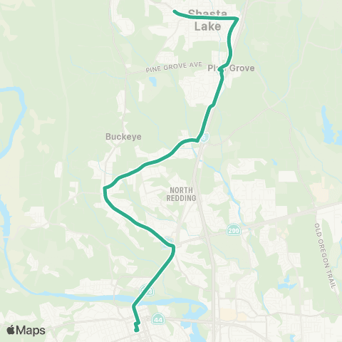 RABA Route 1 map