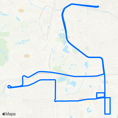 Rapid KL Stesen LRT Kelana Jaya ~ Subang Parade map