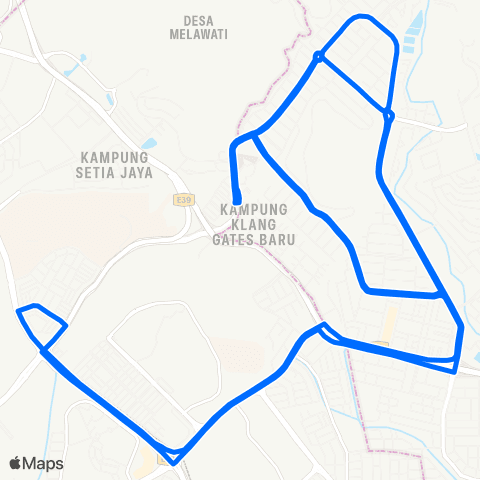 Rapid KL Taman Melawati ~ Stesen LRT Wangsa Maju map
