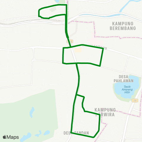 Rapid KL Stesen LRT Dato Keramat ~ Desa Pandan map