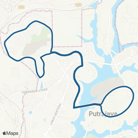 Rapid KL Presint 11 ~ Kompleks E map