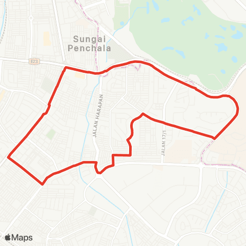 Rapid KL MTR Feeder T816 map
