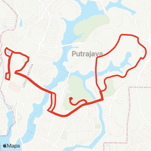 Rapid KL MTR Feeder T509 map