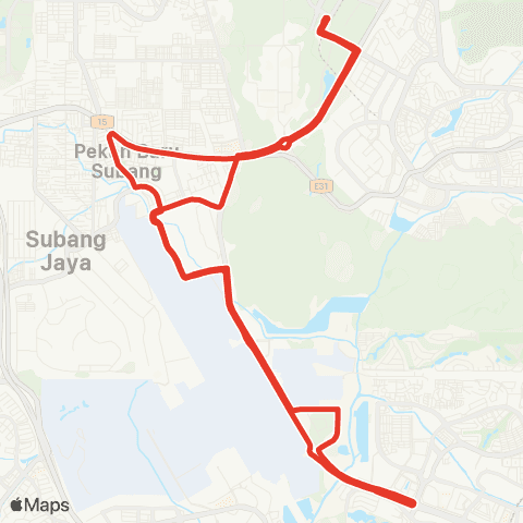 Rapid KL MTR Feeder T804 map