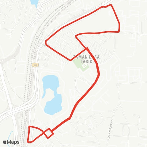 Rapid KL MTR Feeder T560 map