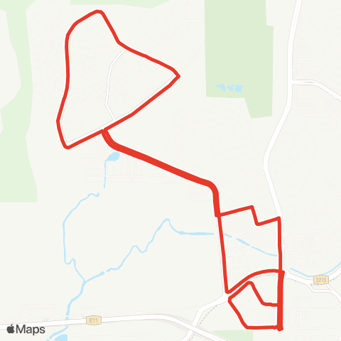 Rapid KL MTR Feeder T544 map