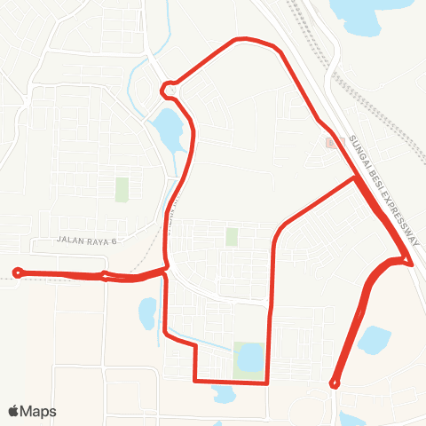 Rapid KL MTR Feeder T567 map