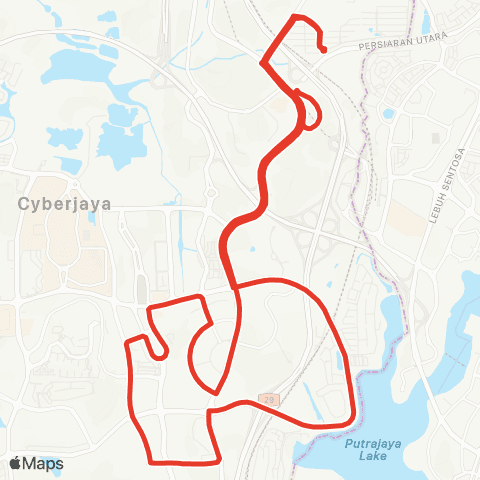 Rapid KL MTR Feeder T507 map