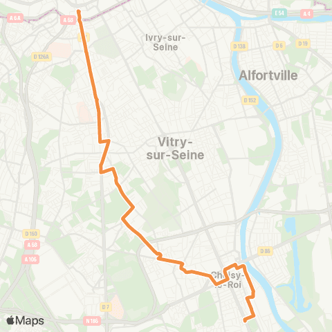 RATP Pte d'Italie - Métro <> Four Peary / Choisy S. map