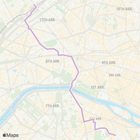 RATP Alsace <> Panthéon map