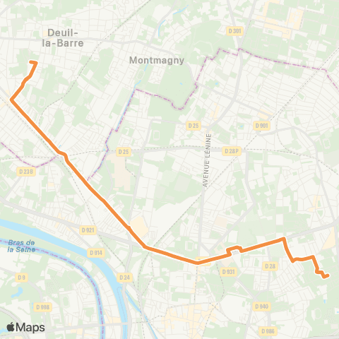 RATP Marché des Mortefontaines <> Cité Floréal map